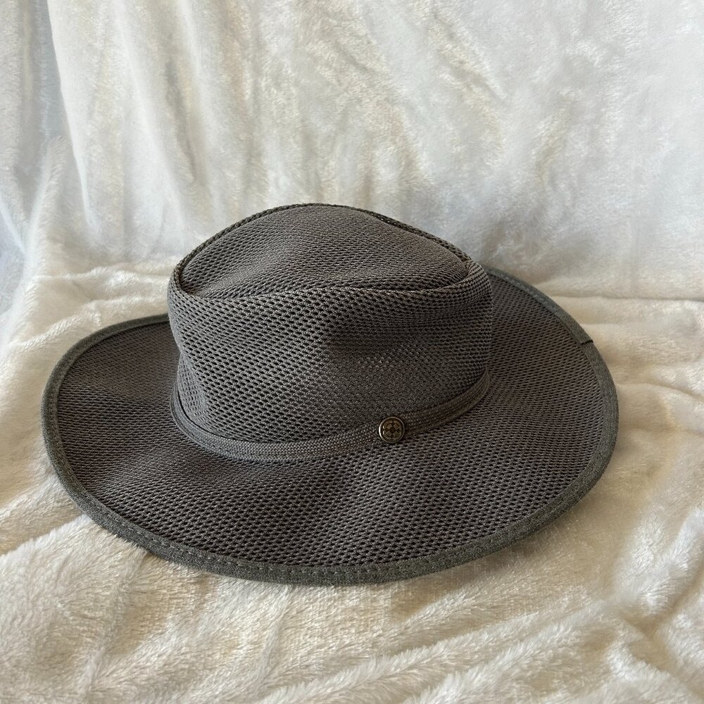 Breathable Mesh Shade Hat Adult Medium Vented USA Cabanaโ Head Gray Solair